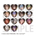 【グッズ-バッジ】NU: カーニバル トレーディングハート型缶バッジ 4th anniversary ver.【アニメイトカフェ】の画像