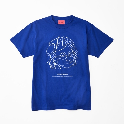 【グッズ-Tシャツ】野沢雅子 MASAKO NOZAWA TYPEFACE Tシャツ R.Blue