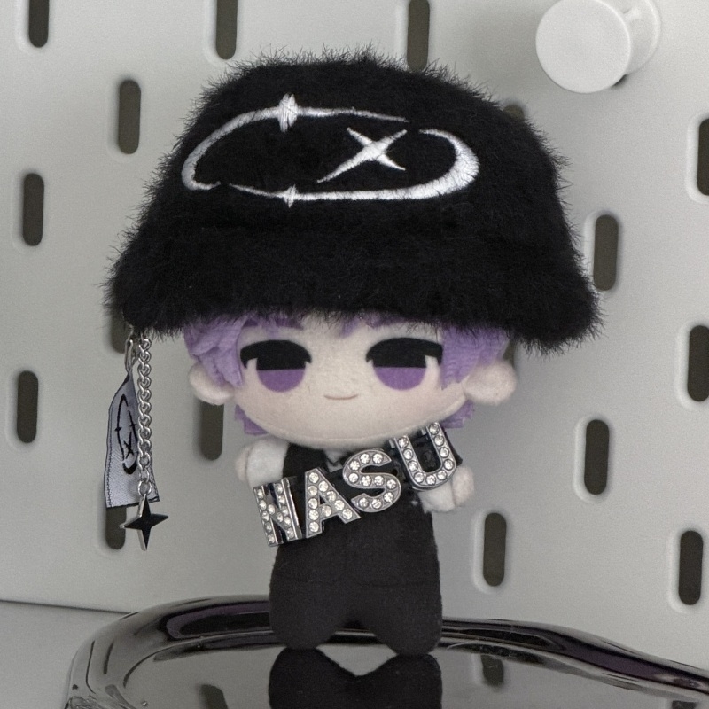 【グッズ-ぬい服】ノンキャラオリジナル 10cmOVバケハ ブラック【OshiVerse】