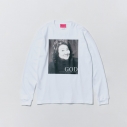 【グッズ-Tシャツ】野沢雅子 MASAKO NOZAWA GOD L/S White Mの画像