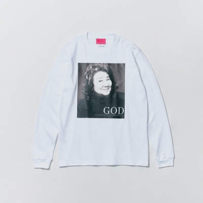 【グッズ-Tシャツ】野沢雅子 MASAKO NOZAWA GOD L/S White L