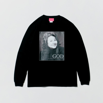 【グッズ-Tシャツ】野沢雅子 MASAKO NOZAWA GOD L/S Black M