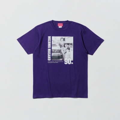 【グッズ-Tシャツ】野沢雅子 YOUNG MASAKO Photo Tシャツ Purple XL