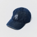 【グッズ-帽子】野沢雅子 MASAKO NOZAWA イラストキャップ Denimの画像