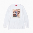 【グッズ-Tシャツ】野沢雅子 YOUNG MASAKO ポラロイド L/S White XXLの画像