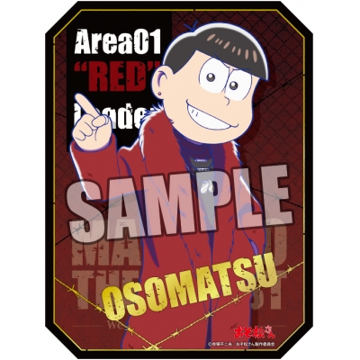 【グッズ-ステッカー】おそ松さん 箔押しトラベルステッカー「おそ松」MATSUNO THE WORST ver.
