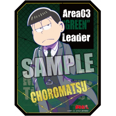 【グッズ-ステッカー】おそ松さん 箔押しトラベルステッカー「チョロ松」MATSUNO THE WORST ver.