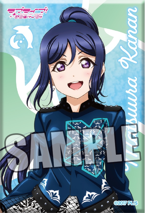 グッズ バッチ ラブライブ サンシャイン スクエア缶バッジ 松浦 果南 Part 2 アニメイト