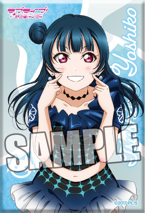 グッズ バッチ ラブライブ サンシャイン スクエア缶バッジ 津島 善子 Part 2 アニメイト