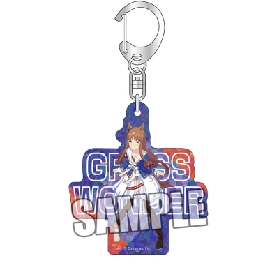 【グッズ-キーホルダー】ウマ娘 プリティーダービー ホログラムアクリルキーホルダー「グラスワンダー」