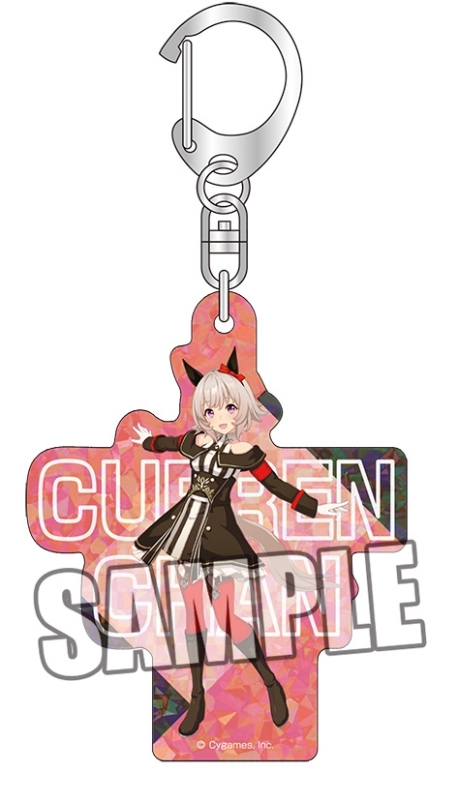 グッズ キーホルダー ウマ娘 プリティーダービー ホログラムアクリルキーホルダー カレンチャン アニメイト