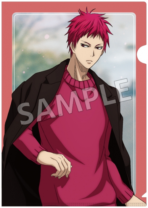 グッズ クリアファイル 黒子のバスケ クリアファイル 赤司征十郎 振り向きver アニメイト限定 アニメイト