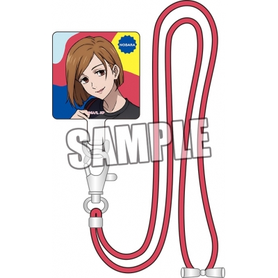 【グッズ-携帯グッズ】呪術廻戦 ショルダーストラップ付きフォンタブ「釘崎 野薔薇」Holiday Ver.