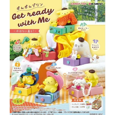 【グッズ-食品】サンリオ ポムポムプリン Get ready with Me -今日なに着る?-