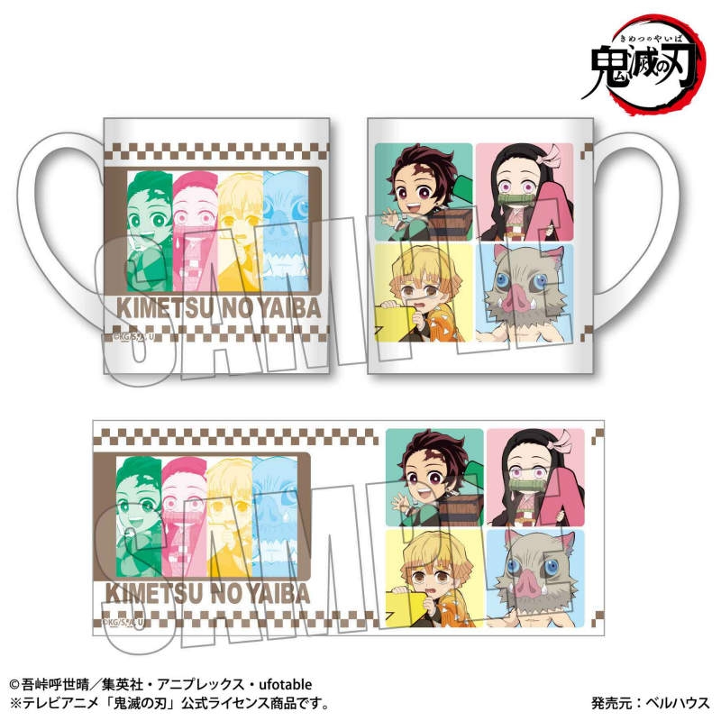 旧品番特価 グッズ マグカップ 鬼滅の刃 マグカップ アルファベットver 炭治郎 禰豆子 善逸 伊之助 定価17万新品 グッズ キッチン雑貨 Arbaldas Lt