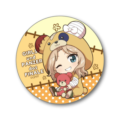 【グッズ-バッチ】ガールズ&パンツァー 最終章 ぎゅぎゅっと缶バッジ 着ぐるみver./ケイ