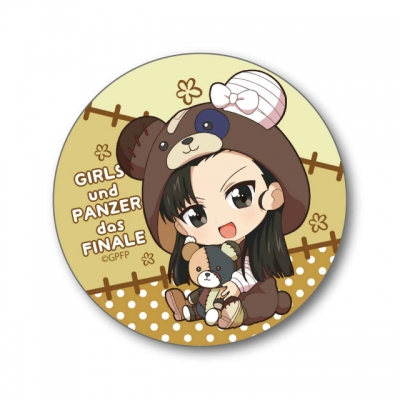 【グッズ-バッチ】ガールズ&パンツァー 最終章 ぎゅぎゅっと缶バッジ 着ぐるみver./西 絹代