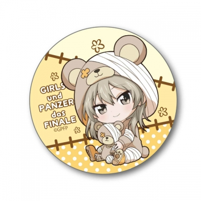 【グッズ-バッチ】ガールズ&パンツァー 最終章 ぎゅぎゅっと缶バッジ 着ぐるみver./島田 愛里寿