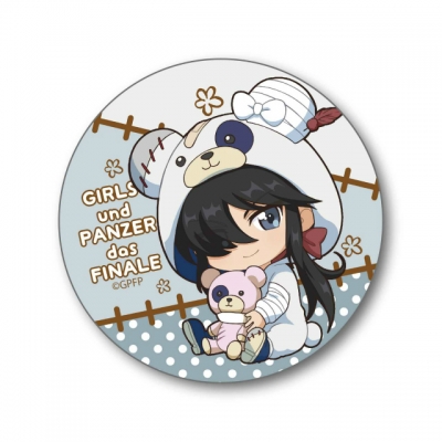 【グッズ-バッチ】ガールズ&パンツァー 最終章 ぎゅぎゅっと缶バッジ 着ぐるみver./お銀