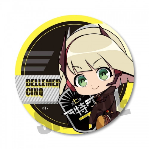 グッズ バッチ 警視庁 特務部 特殊凶悪犯対策室 第七課 トクナナ ぎゅぎゅっと缶バッジ ベルメール サンク アニメイト