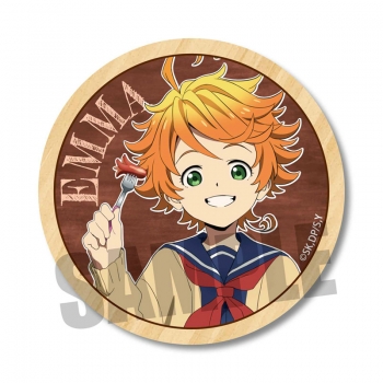 グッズ-バッジ】約束のネバーランド 缶バッジ 学生服ver./エマ【OS記念 