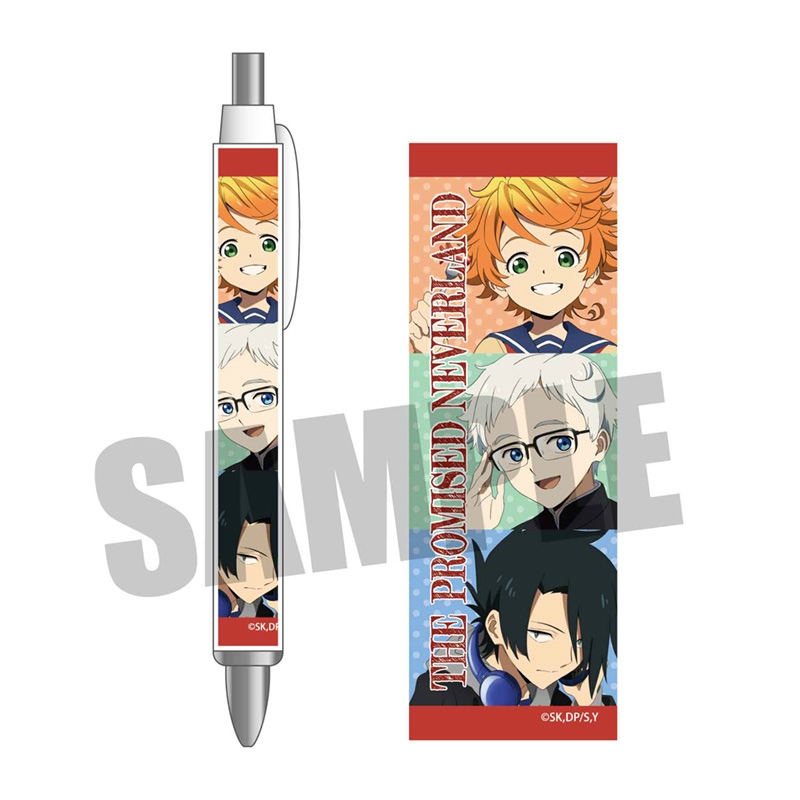 【グッズ-ボールペン】約束のネバーランド ボールペン 学生服ver./集合【OS記念】【アニメイト限定】