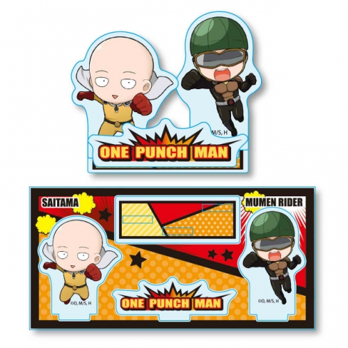 グッズ スタンドポップ ワンパンマン ぷかっしゅアクリルフィギュア サイタマ 無免ライダー アニメイト