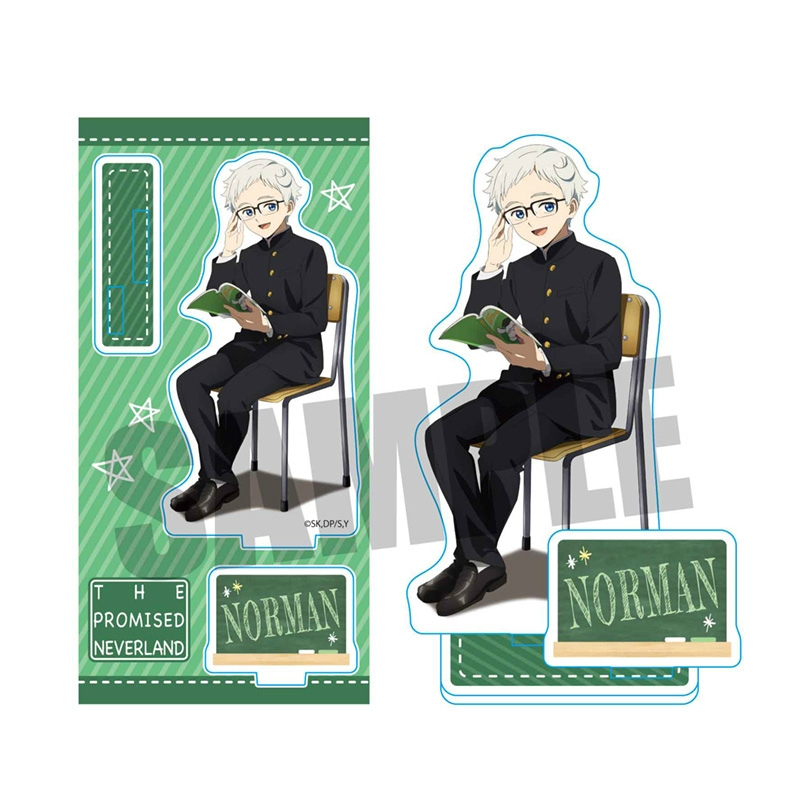 【グッズ-スタンドポップ】約束のネバーランド アクリルフィギュア 学生服ver./ノーマン【OS記念】【アニメイト限定】