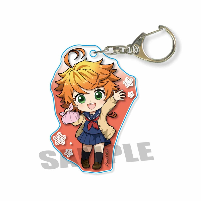 【グッズ-キーホルダー】約束のネバーランド アクリルキーホルダー 学生服ver./エマ【OS記念】【アニメイト限定】