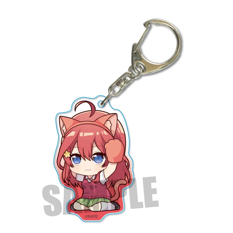 グッズ キーホルダー 五等分の花嫁 ねこかぶりアクリルキーホルダー 中野 五月 アニメイト