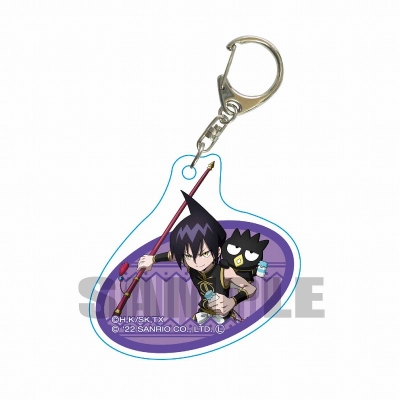 【グッズ-キーホルダー】SHAMAN KING×サンリオキャラクターズ アクリルキーホルダー 道 蓮×バッドばつ丸B