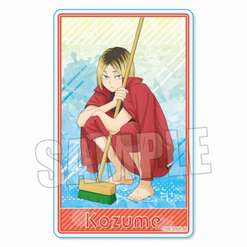 グッズ カード ハイキュー アクリルカード 孤爪 研磨 プール掃除ver アニメイト先行販売 アニメイト