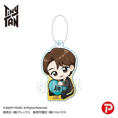 【グッズ-キーホルダー】TinyTAN ぎゅぎゅっとアクリルキーホルダー/Jin Butter ver.