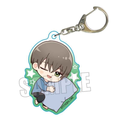 【グッズ-キーホルダー】30歳まで童貞だと魔法使いになれるらしい ぎゅぎゅっとアクリルキーホルダー 黒沢 優一(枕) おやすみver.