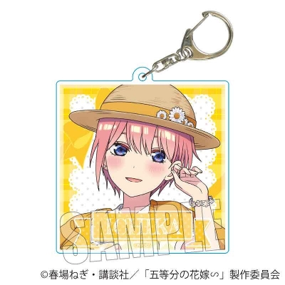 【グッズ-キーホルダー】五等分の花嫁∽ ちょいデカアクリルキーホルダー 中野 一花 ピクニックver.