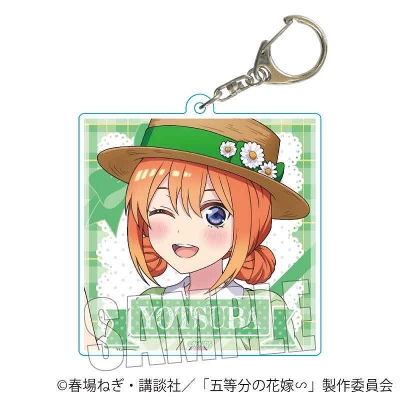 【グッズ-キーホルダー】五等分の花嫁∽ ちょいデカアクリルキーホルダー 中野 四葉 ピクニックver.