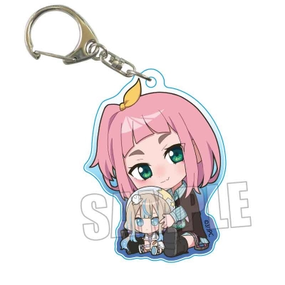 【グッズ-キーホルダー】夜のクラゲは泳げない ぎゅぎゅっとアクリルキーホルダー 渡瀬 キウイ(JELEEちゃん)