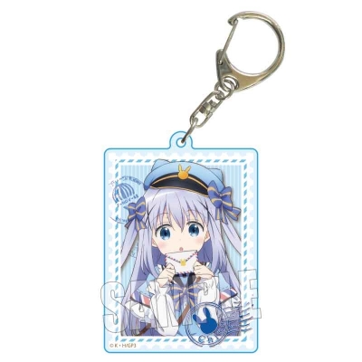 【グッズ-キーホルダー】ご注文はうさぎですか? BLOOM ちょいデカアクリルキーホルダー チノ 郵便屋ver.