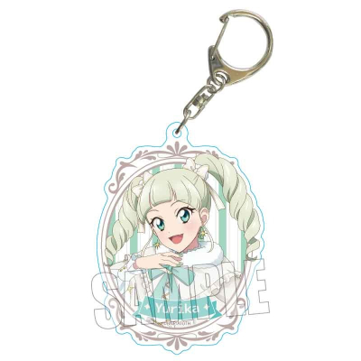 【グッズ-キーホルダー】アイカツ! 10th STORY ~未来へのSTARWAY~ ちょいデカアクリルキーホルダー 藤堂 ユリカ ホワイトポンチョver.