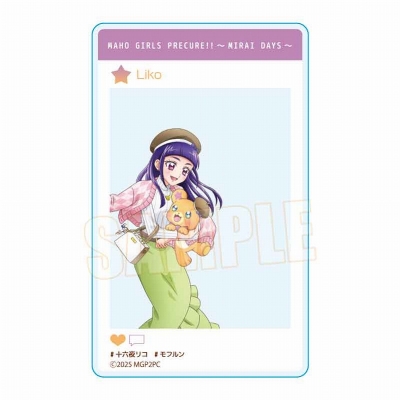 【グッズ-カード】魔法つかいプリキュア!!~MIRAI DAYS~ アクリルカード 十六夜 リコ&モフルン(春色ファッション)【アニメイト先行販売】