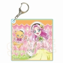【グッズ-キーホルダー】魔法つかいプリキュア!!~MIRAI DAYS~ ちょいデカアクリルキーホルダー 花海 ことは&モフルン(春色ファッション)【アニメイト先行販売】の画像