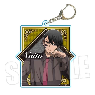 【グッズ-キーホルダー】桃源暗鬼 ちょいデカアクリルキーホルダー 無陀野 無人(玉座)