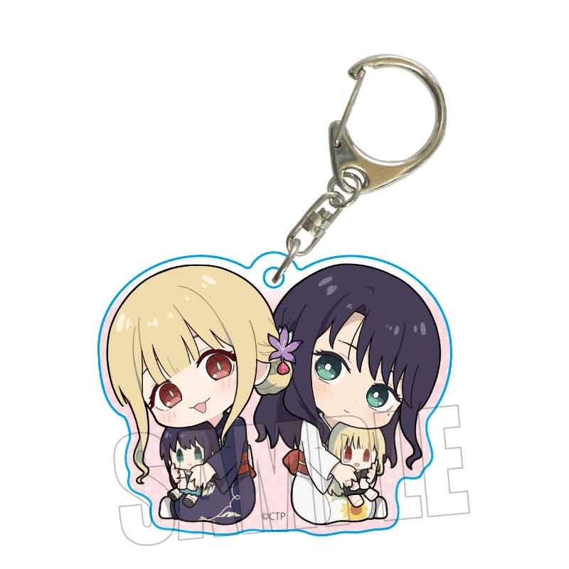 [Good-Key Holder] Super Princess Kaguya! Gyugyutto Acrylic Key Holder Part 2 Kaguya & Ayaba