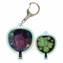 【グッズ-キーホルダー】アニメ『銀河特急 ミルキー☆サブウェイ 各駅停車劇場行き』 うちわキーホルダー Part2 アサミの画像