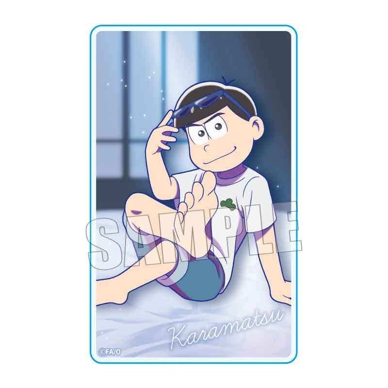 【グッズ-カード】おそ松さん トレーディングアクリルカード 裸足【アニメイト先行販売】