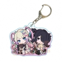 【グッズ-キーホルダー】アニメ「NEEDY GIRL OVERDOSE」 ぎゅぎゅっとアクリルキーホルダー 超てんちゃん&あめちゃんの画像