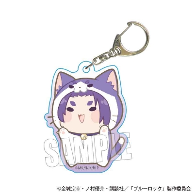 【グッズ-キーホルダー】ブルーロック もふまにあアクリルキーホルダー 御影 玲王