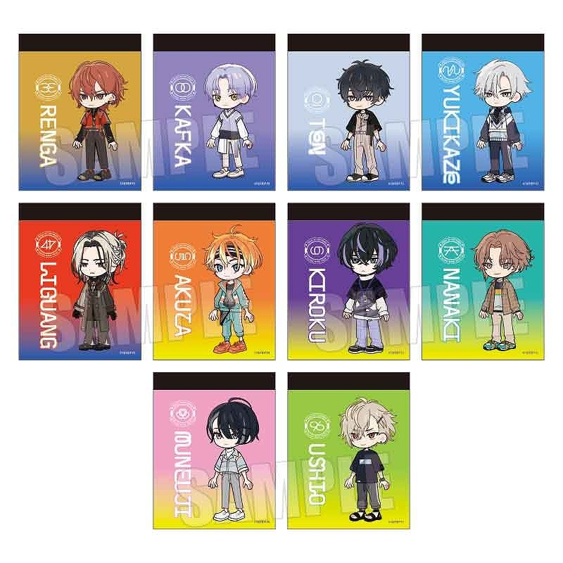 【グッズ-メモ帳】18TRIP トレーディングメモ帳 Part1 朝班・昼班