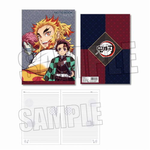 グッズ ノート 鬼滅の刃 B5ノート O 炭治郎 杏寿郎 猗窩座 アニメイト