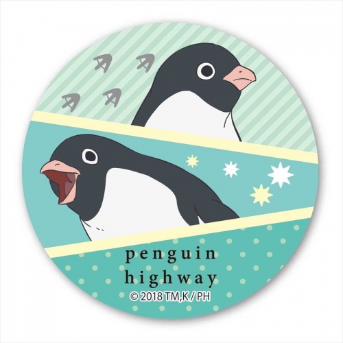 グッズ バッチ ペンギン ハイウェイ 缶バッチ 顔アップ アニメイト
